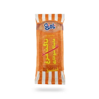 ساندویچ چاباتا ناگت مرغ ماسالا سوخاری نامینو (270 گرم)